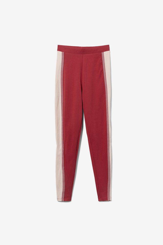 Fila Naisten Legging Ona Punainen - VARM-45619